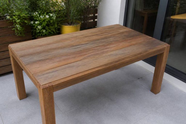 Fabriquer une table avec lame de terrasse