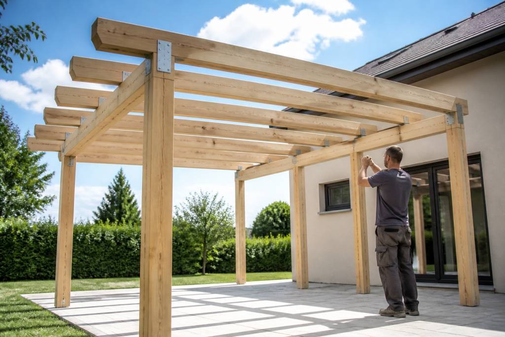 Calcul section bois pergola : comment dimensionner une structure solide