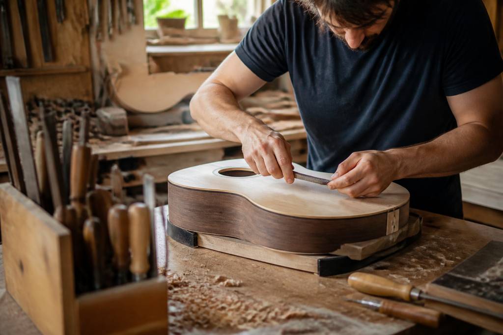 Fabrication guitare : bois, étapes et essences à choisir