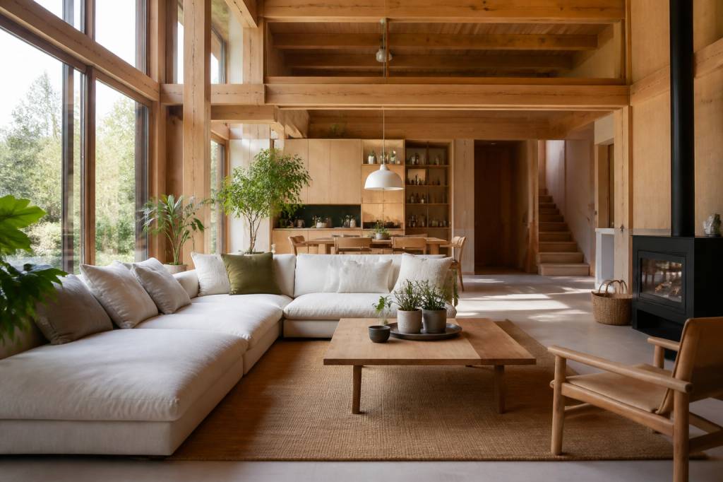 Air du bois : qualité, usages et impact dans la maison en bois