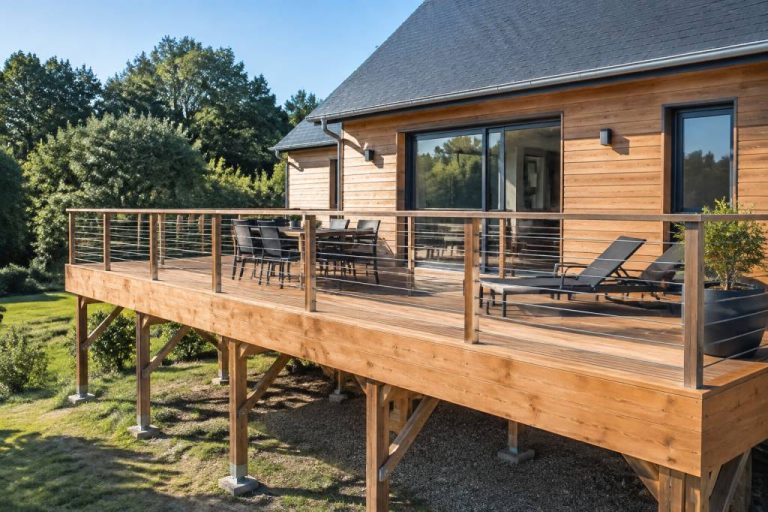 Terrasse bois sur pilotis : plan et conseils pour réussir votre projet