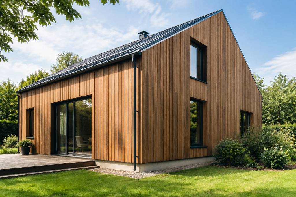 Maison bardage bois vertical : guide de choix, pose et entretien
