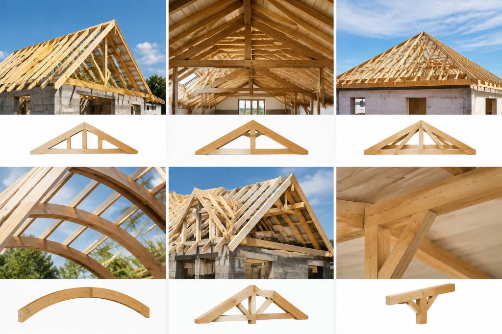 Quels sont les différents types de charpentes pour une maison ?