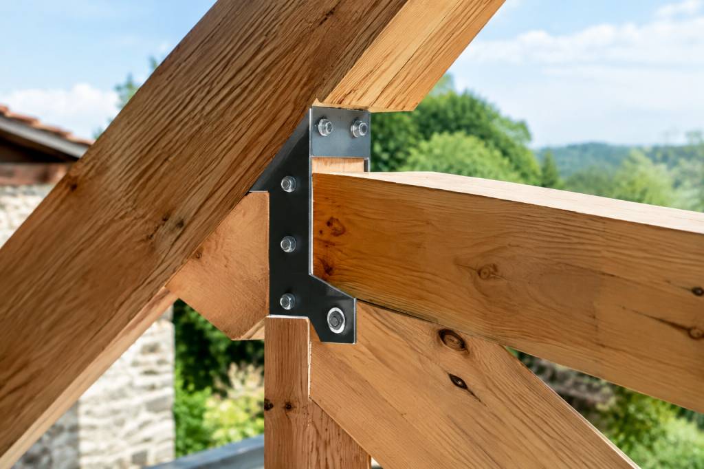 Pied de ferme de charpente : rôle, dimensions et conseils de pose